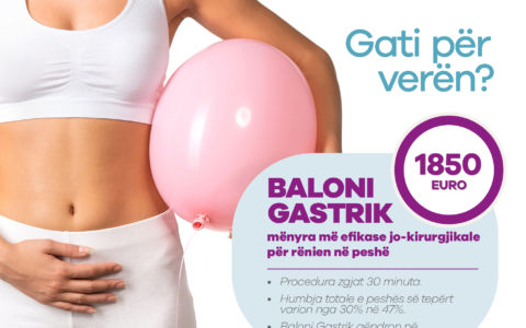 Gati për verën? Baloni Gastrik, mënyra më efikase jo-kirurgjikale për rënien në peshë.
